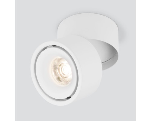 Накладной потолочный светодиодный светильник DLR031 15W 4200K 3100 белый матовый