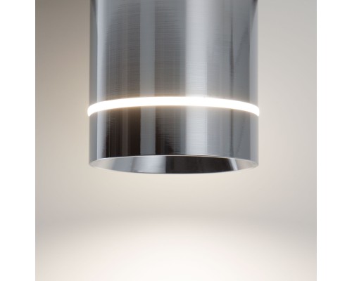 Накладной точечный светильник DLR021 9W 4200K хром