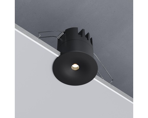 Светильник встраиваемый светодиодный Binnie 12W 3000K черный 15275/LED