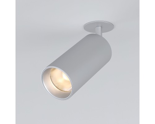 Встраиваемый светодиодный светильник Diffe серебряный 25066/LED