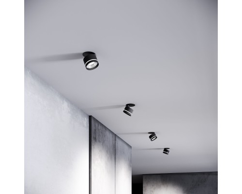 Встраиваемый поворотный светодиодный светильник 8W 4200K чёрный 25035/LED