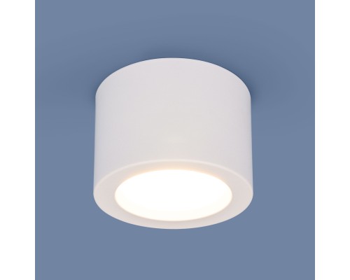 Накладной потолочный  светодиодный светильник DLR026 6W 4200K белый матовый