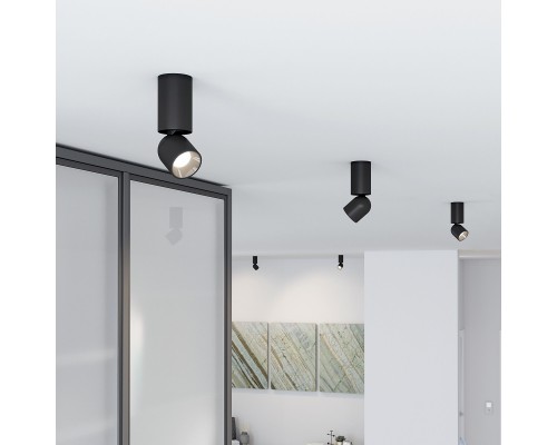 Светильник накладной поворотный светодиодный Spot 8W 4000K черный 25106/LED