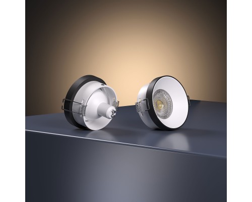 Встраиваемый точечный светильник 112 MR16 белый/черный