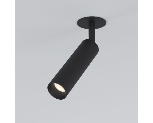 Встраиваемый светодиодный светильник Diffe черный 25040/LED