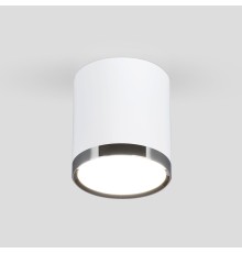 Накладной светодиодный светильник DLR024 6W 4200K белый матовый