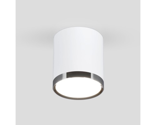 Накладной светодиодный светильник DLR024 6W 4200K белый матовый