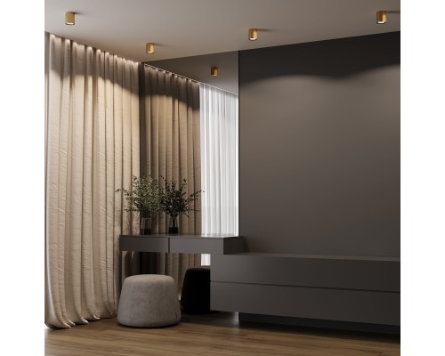 Светильник потолочный светодиодный Primo 12W 4000K латунь 25116/LED