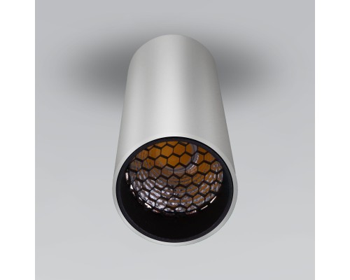 Накладной светодиодный светильник с антибликовой решеткой Pika 25031/LED 6W 4200K серебро