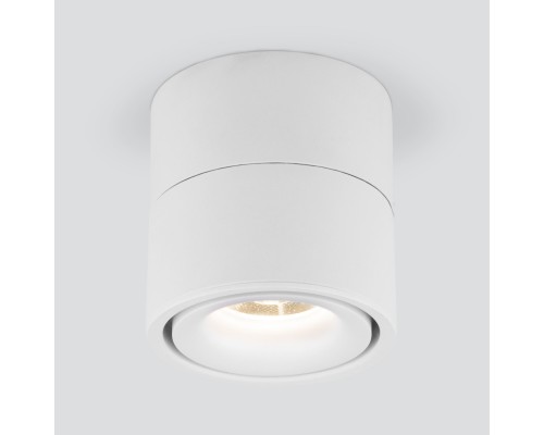 Накладной поворотный светодиодный светильник 15W 3000K белый матовый DLR031