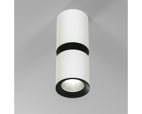 Светильник потолочный светодиодный 12W 4000К белый/чёрный 25048/LED