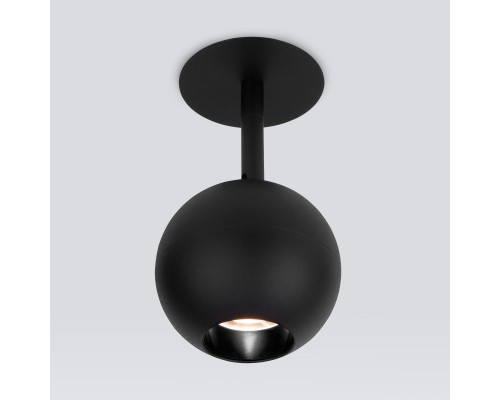 Встраиваемый точечный светодиодный светильник 9926 LED 12W 4200K черный