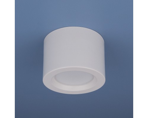 Накладной потолочный  светодиодный светильник DLR026 6W 4200K белый матовый