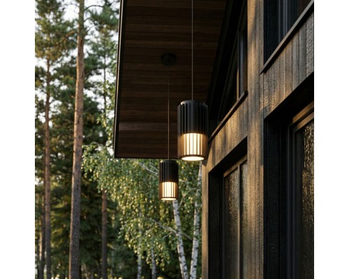 Уличный подвесной светильник Entero 3000K IP54 35189/H черный