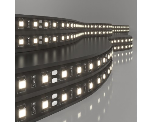 Светодиодная лента 120 Led 9,6 Вт IP20, 4200K дневной белый, 5 м 2835 24V 120Led 9,6W IP20 Black