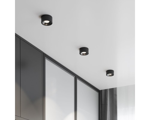 Светильник встраиваемый светодиодный Glam черный 25095/LED