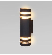 Уличный настенный светильник Elektrostandard 1443 TECHNO черный
