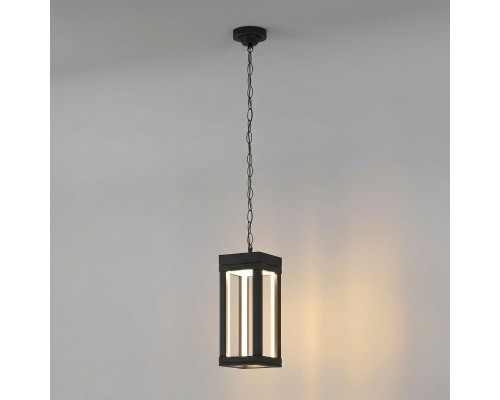 Уличный подвесной светильник Frame 3000K чёрный 1528 TECHNO LED черный