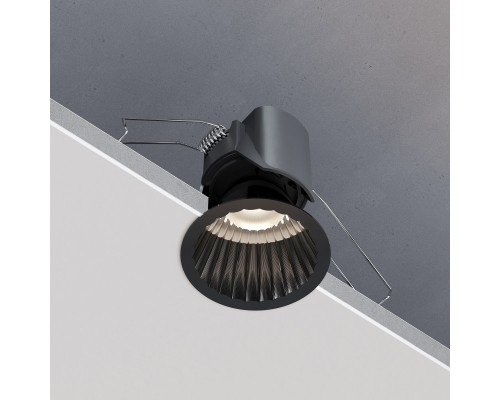 Светильник встраиваемый светодиодный Arco 12W 4000K черный жемчуг IP44 15274/LED