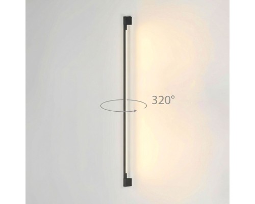 Уличный настенный поворотный светильник Argos 3000K черный 35121/D черный