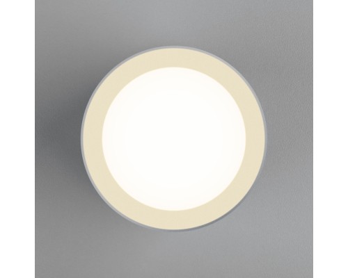 Накладной светодиодный светильник DLR022 12W 4200K белый матовый