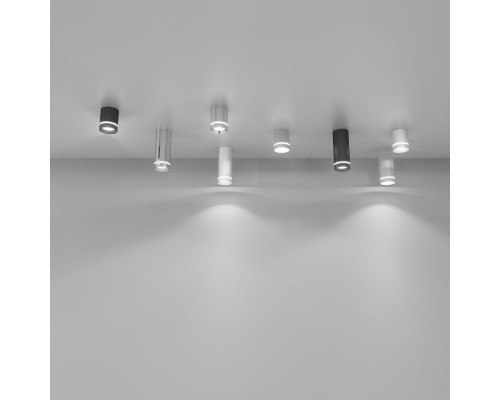 Накладной светодиодный светильник DLR022 12W 4200K белый матовый