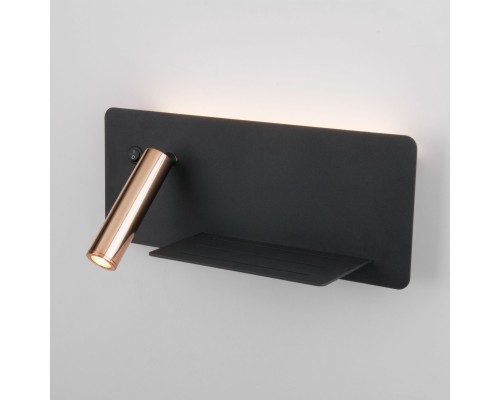 Fant R LED чёрный/золото настенный светодиодный светильник MRL LED 1113