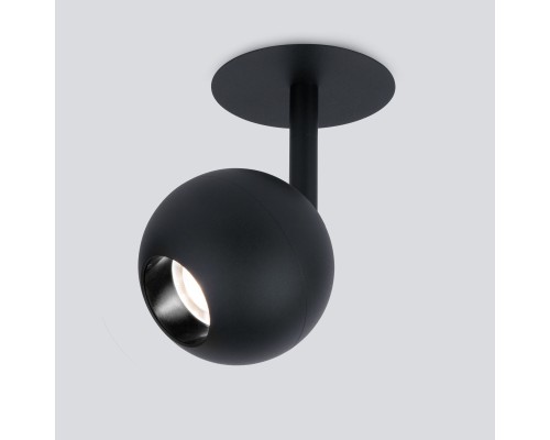 Встраиваемый точечный светодиодный светильник 9925 LED 8W 4200K черный