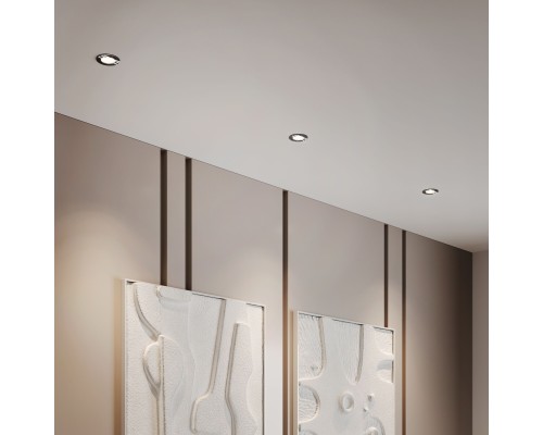 Cветильник встраиваемый светодиодный 7W 4000 черный 25096/LED