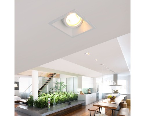 Встраиваемый точечный светильник 6070 MR16 WH белый