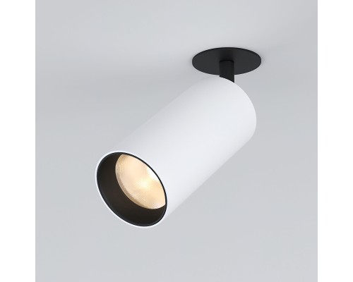 Встраиваемый светодиодный светильник Diffe белый/черный 25066/LED