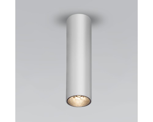 Накладной светодиодный светильник с антибликовой решеткой Pika 25031/LED 6W 4200K серебро