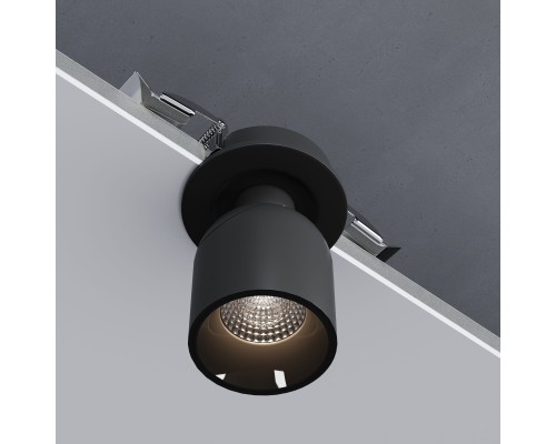 Светильник встраиваемый поворотный светодиодный Spot 7W 4000K черный 25093/LED