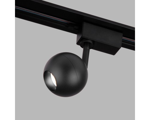Трековый светодиодный светильник для однофазного шинопровода Ball Черный 8W 4200K LTB76