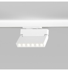 Трековый светодиодный светильник для однофазного шинопровода Garda белый 10 Вт 4200 K 85017/01
