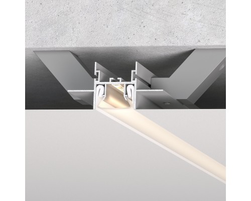Алюминиевый профиль для натяжного потолка под светодиодную ленту LL-2-ALP023