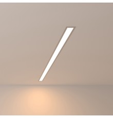 Линейный светодиодный встраиваемый светильник 103см 20Вт 3000К матовое серебро 101-300-103