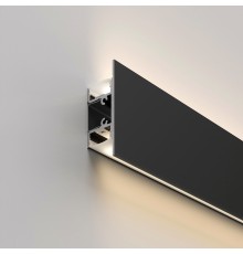 Накладной алюминиевый профиль черный/белый для светодиодной ленты LL-2-ALP022