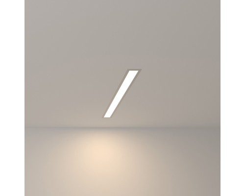 Линейный светодиодный встраиваемый светильник 53см 10Вт 4200К матовое серебро 101-300-53
