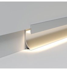 Алюминиевый профиль для плинтуса под светодиодную ленту LL-2-ALP021