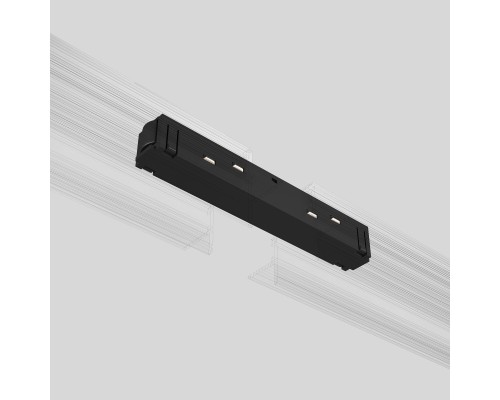 Slim Magnetic Прямой коннектор черный 95135/00