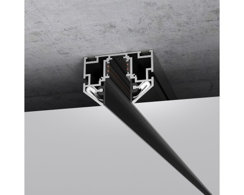 Slim Magnetic Шинопровод в натяжной потолок с декоративными вставками черный (3м) 85242/00 85242/00