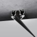 Slim Magnetic Шинопровод в натяжной потолок с декоративными вставками черный (3м) 85242/00 85242/00