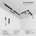 Slim Magnetic Шинопровод в натяжной потолок с декоративными вставками черный (3м) 85242/00 85242/00