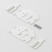 Slim Magnetic Комплект заглушек для шинопровода в натяжной потолок: торцевая и внутренняя белый 85233/00
