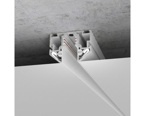 Slim Magnetic Шинопровод в натяжной потолок с декоративными вставками белый (2м) 85204/00 85204/00