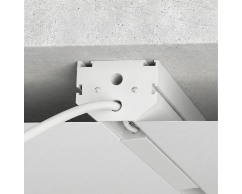 Slim Magnetic Комплект заглушек для шинопровода в натяжной потолок: торцевая и внутренняя белый 85233/00
