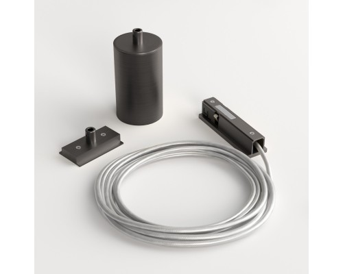 Titan Line Подвесной комплект для подключения трековой системы освещения к питанию титан боковой 85009/00 85009/00