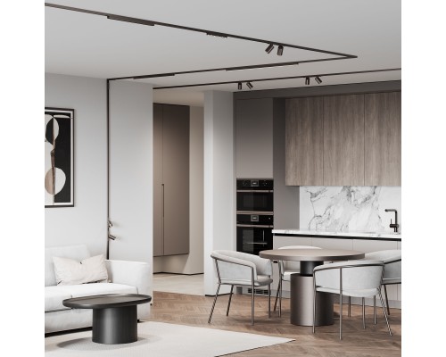 Titan Line Коннектор угловой для накладного шинопровода титан 85224/00