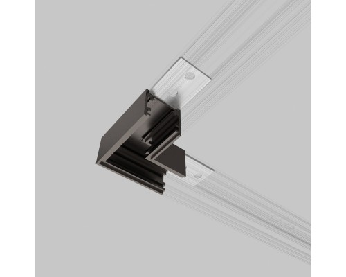 Titan Line Коннектор угловой для накладного шинопровода титан 85224/00